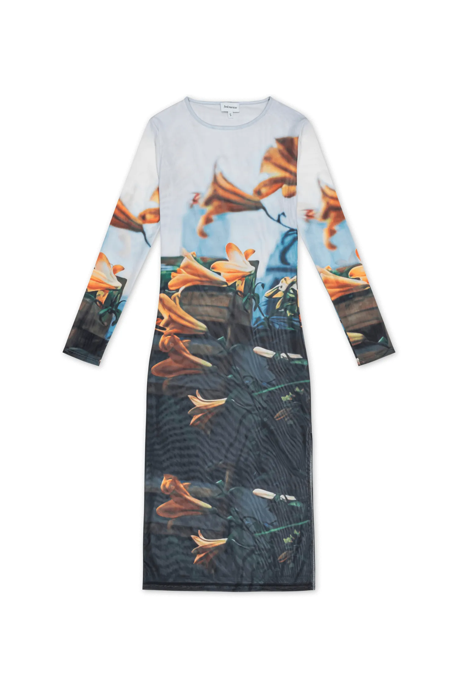 Paulie Midi Dress in Tiger Lilies sold by FIND ME NOW product image thumbnail 5