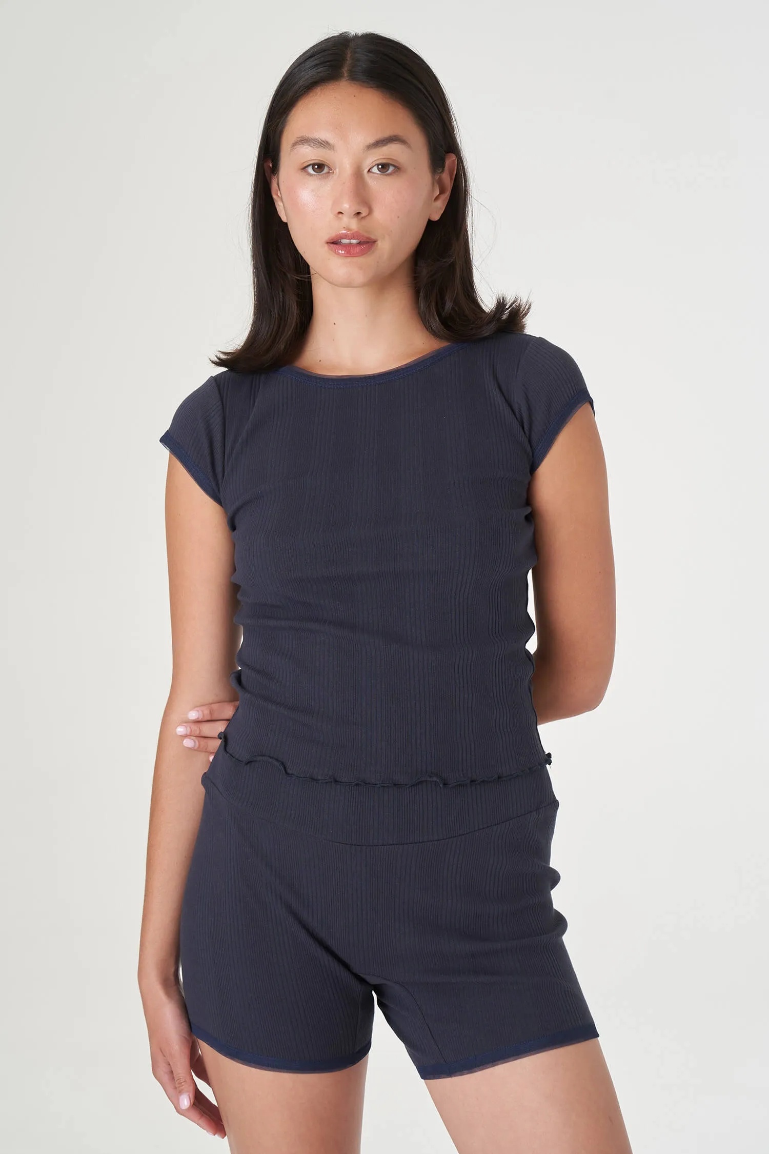 Ribbed lounge Bundle (Tee / Short) sold by FIND ME NOW