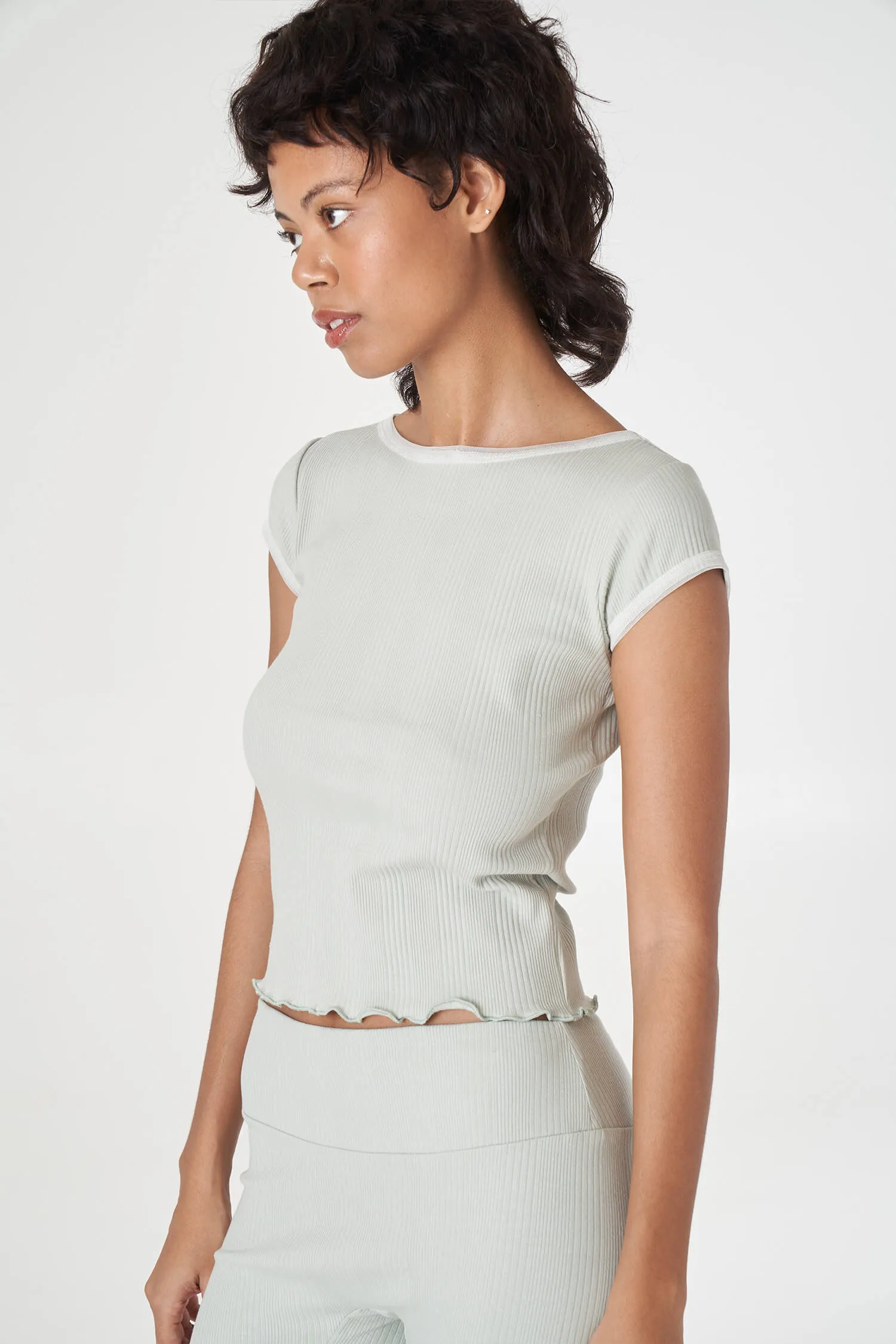 Ribbed lounge Bundle (Tee / Short) sold by FIND ME NOW product image thumbnail 2