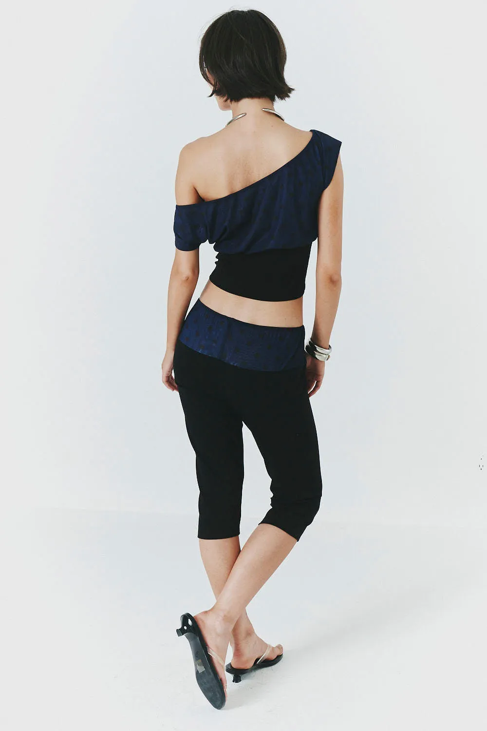 SORI TOP IN SAILOR POLKA BLACK sold by FIND ME NOW product image thumbnail 5