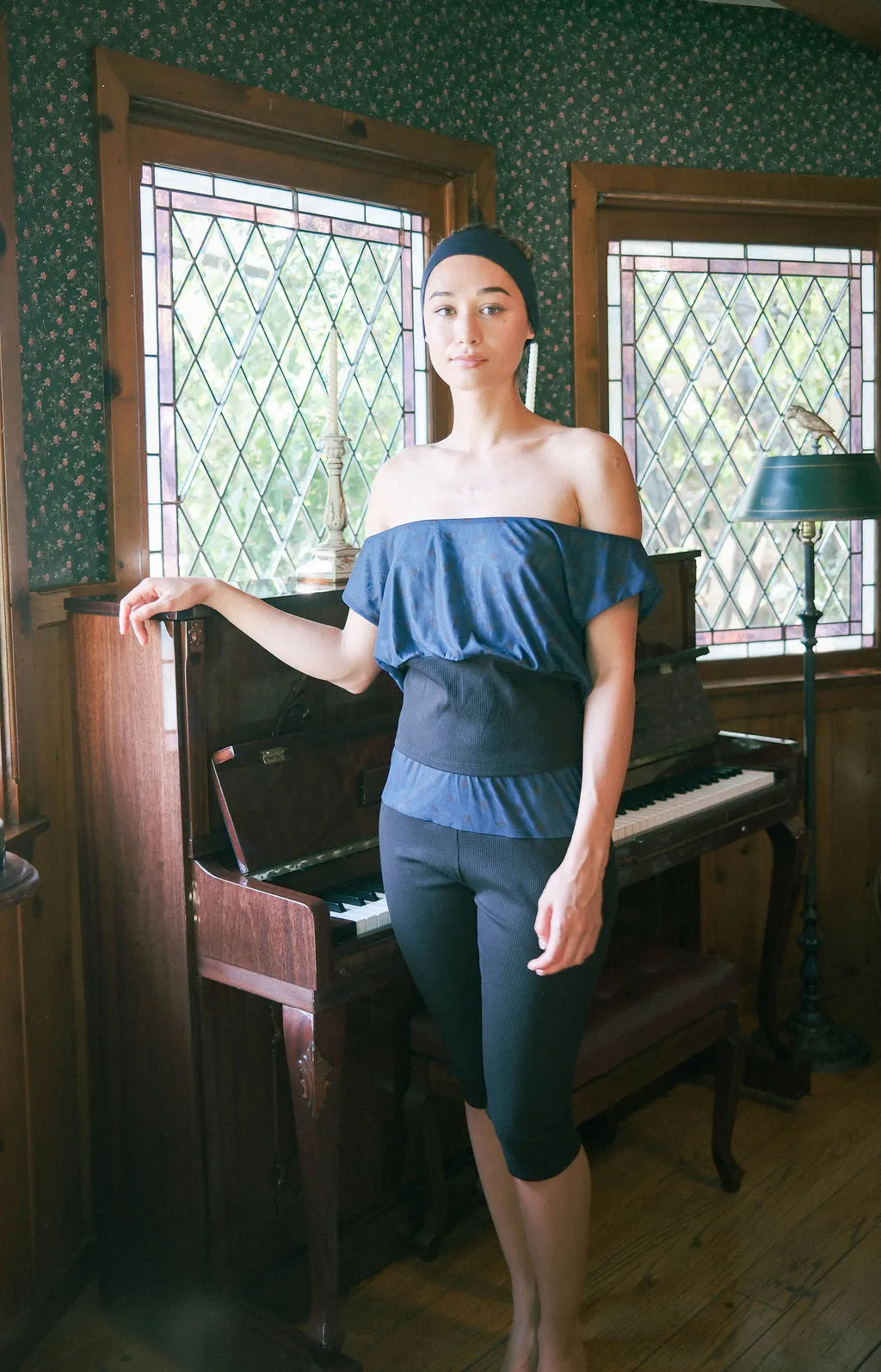 SORI TOP IN SAILOR POLKA BLACK sold by FIND ME NOW product image thumbnail 3