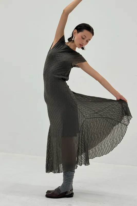 Asymmetrical Leafy Dress sold by FIND ME NOW
