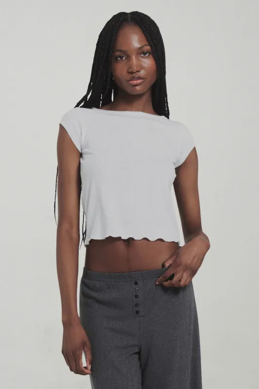 Boat Neck Short Sleeve Top sold by FIND ME NOW