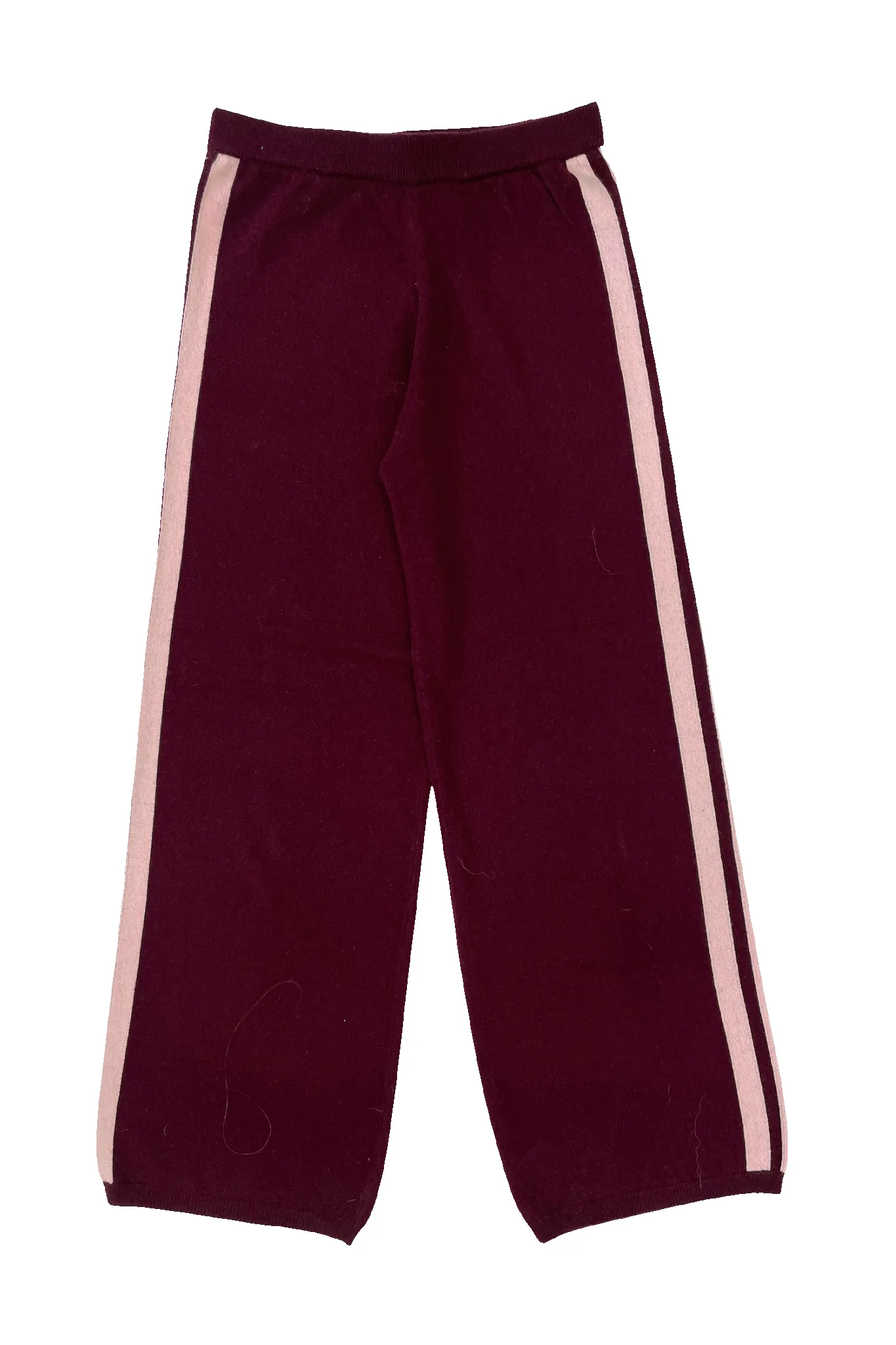 CASHMERE WOOL STRIPE WIDE-LEG PANT IN RASPBERRY sold by FIND ME NOW product image thumbnail 3