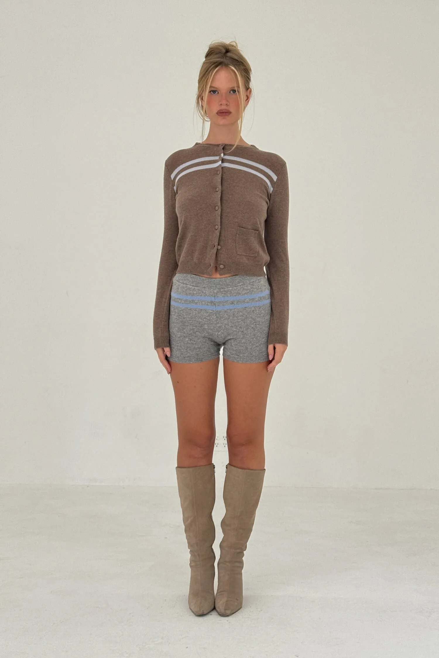 Cashmere Wool Stripe Cardigan sold by FIND ME NOW product image thumbnail 3