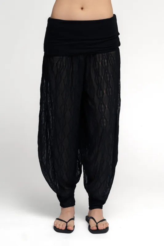 FLORA PANTS IN BLACK made by FIND ME NOW