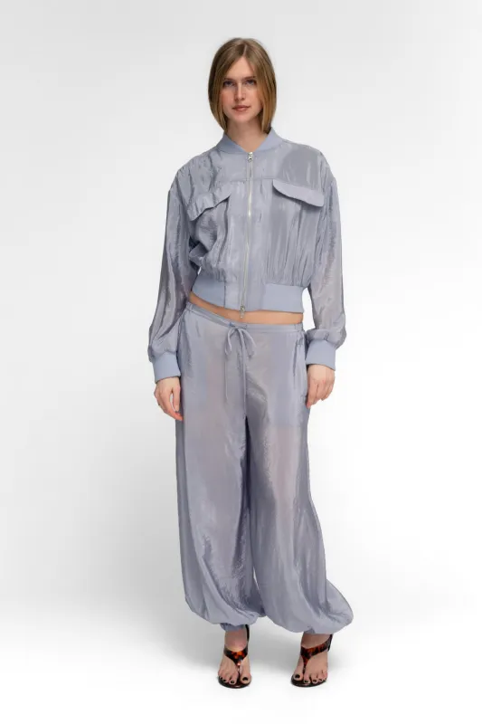 FABIO VOILE JACKET IN LILAC made by FIND ME NOW