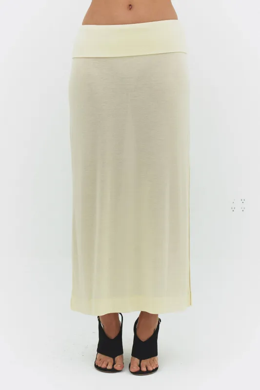 SORI SKIRT IN BUTTER made by FIND ME NOW