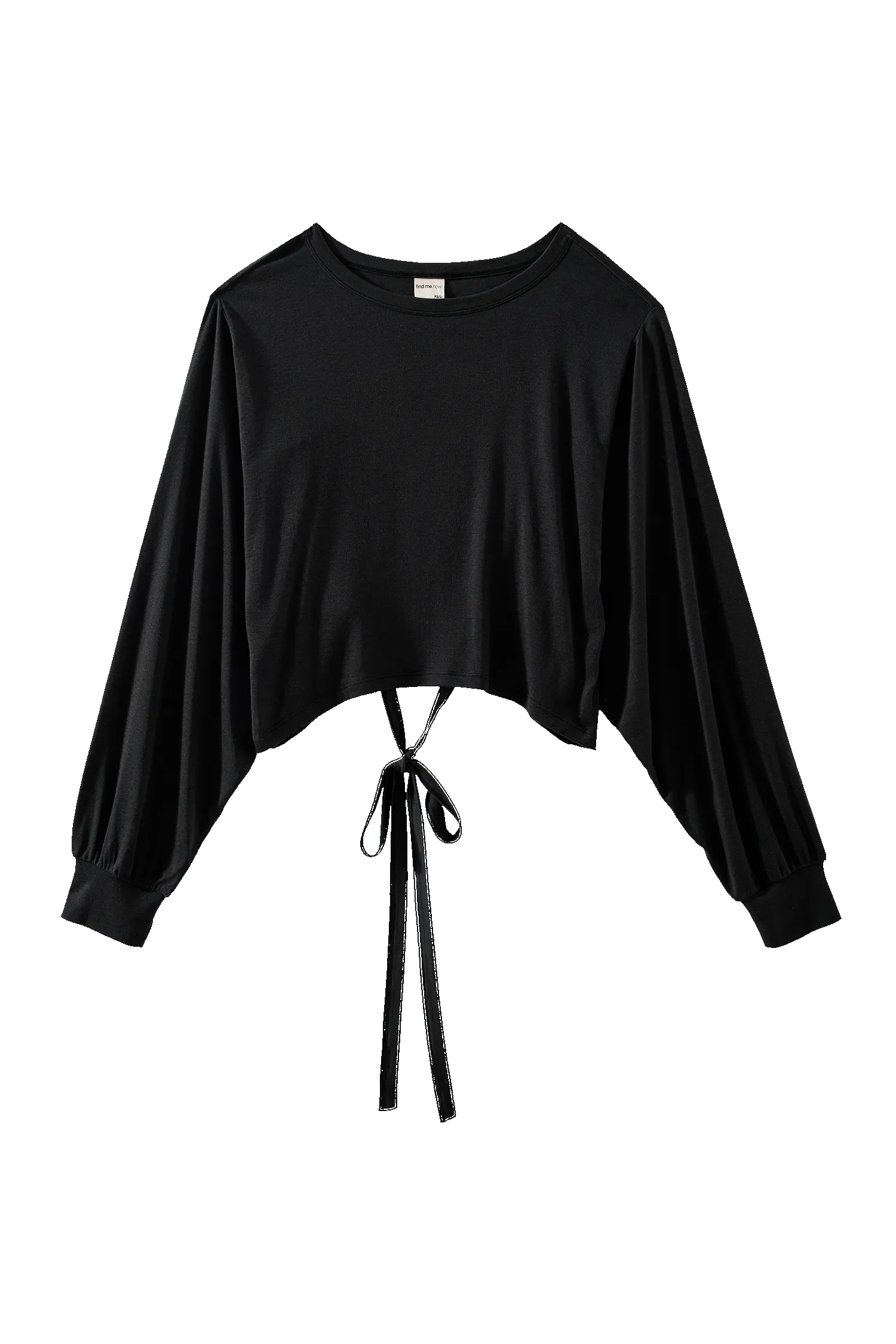 BALLERINA TIE TOP IN CHARCOAL sold by FIND ME NOW product image thumbnail 2