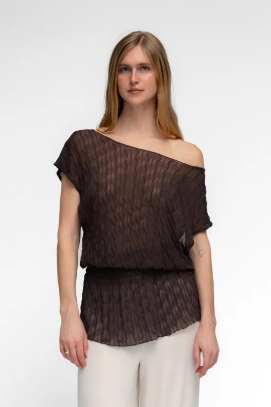 BEATRIZ TUNIC IN CHOCOLATE made by FIND ME NOW