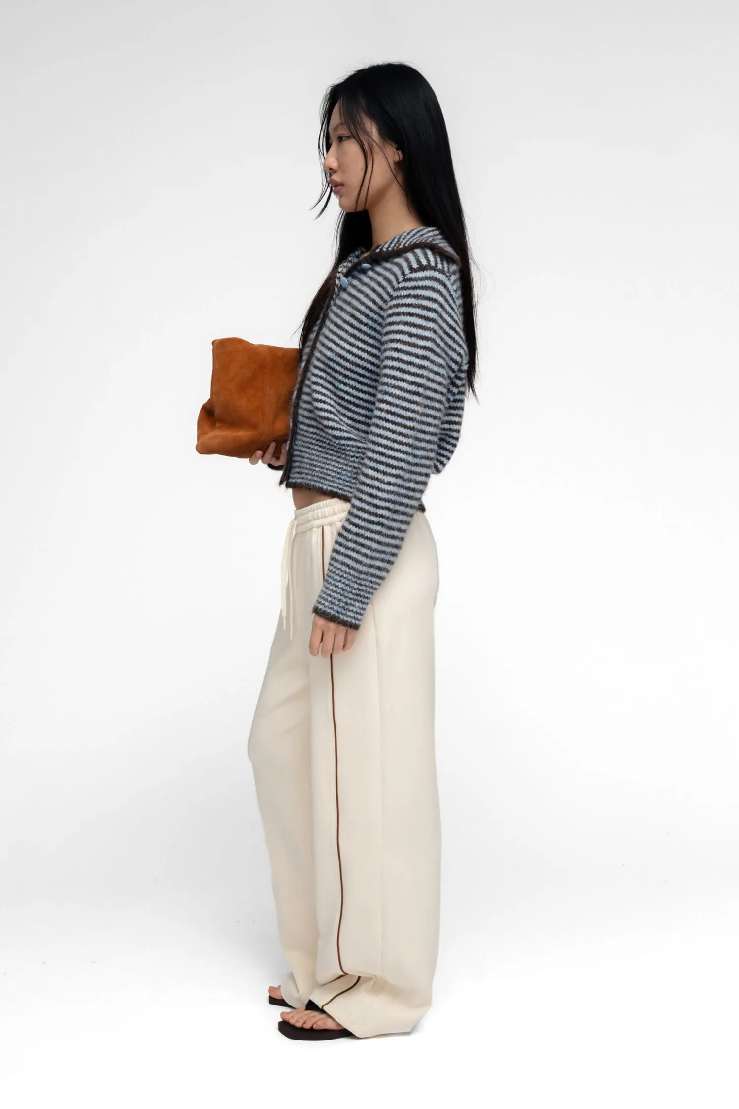 HO-SOOK KNIT CARDIGAN IN BLUE STRIPE sold by FIND ME NOW product image thumbnail 4