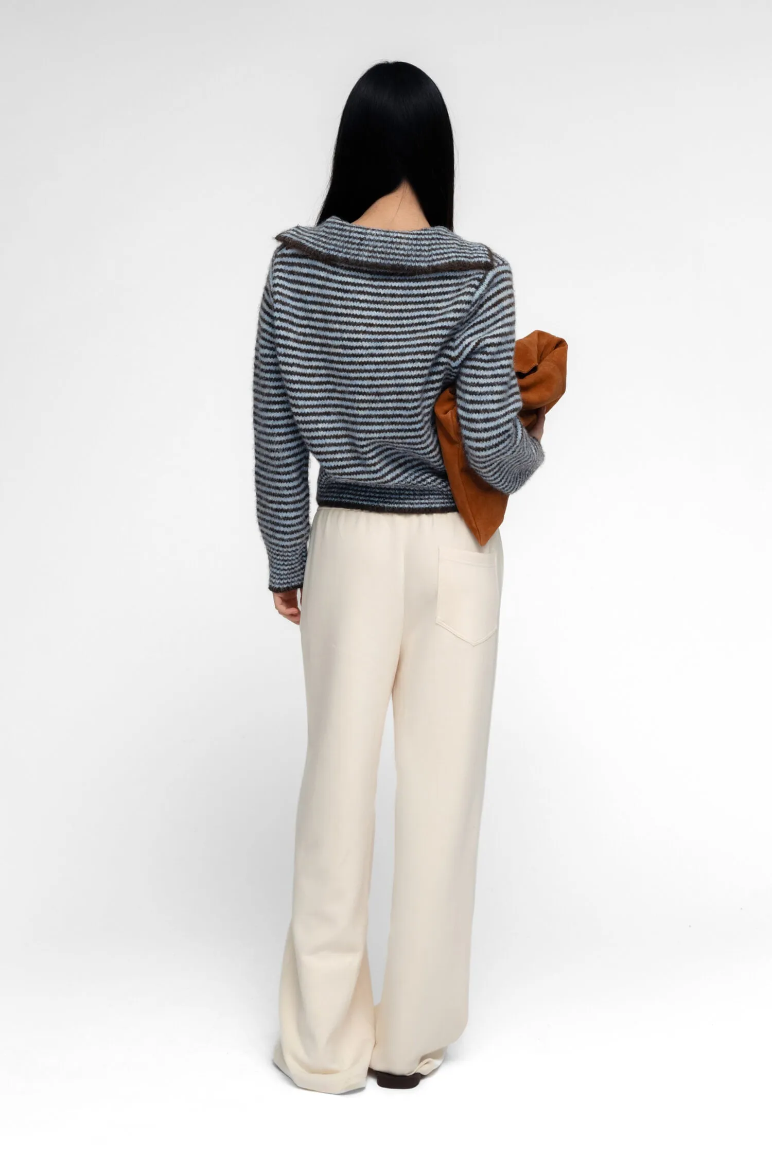 HO-SOOK KNIT CARDIGAN IN BLUE STRIPE sold by FIND ME NOW product image thumbnail 5