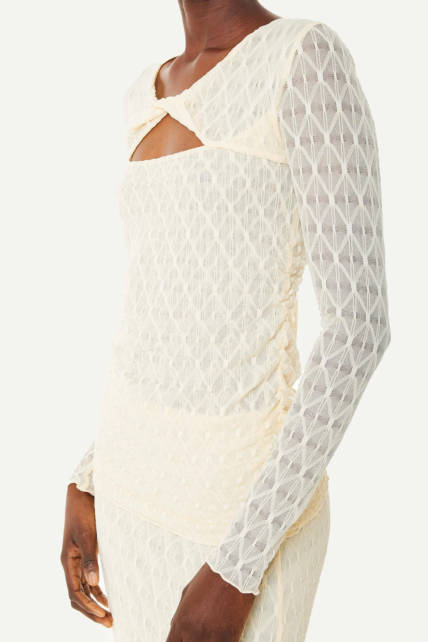 Geo Lace Twist Long Sleeve sold by FIND ME NOW product image thumbnail 4