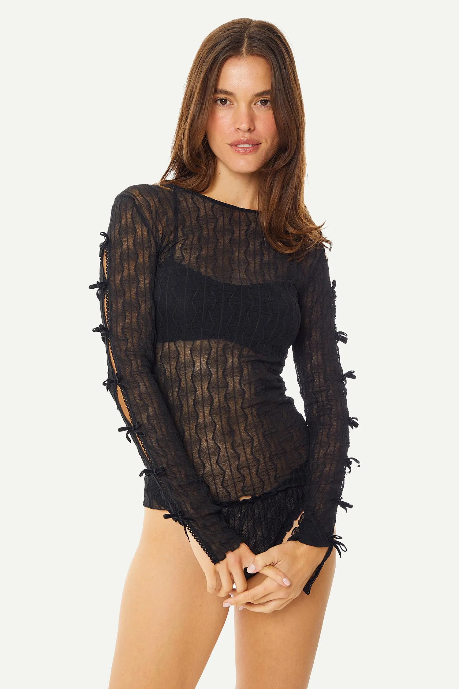 Ross Bow Long Sleeve Top sold by FIND ME NOW product image thumbnail 2