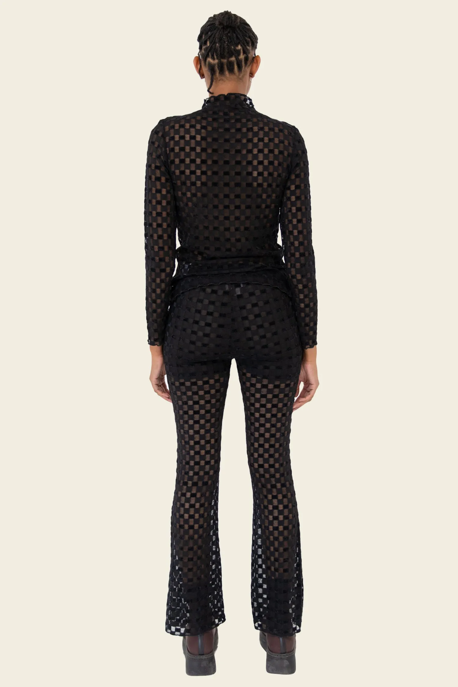 Harmony Checkered Mesh Pant sold by FIND ME NOW product image thumbnail 5