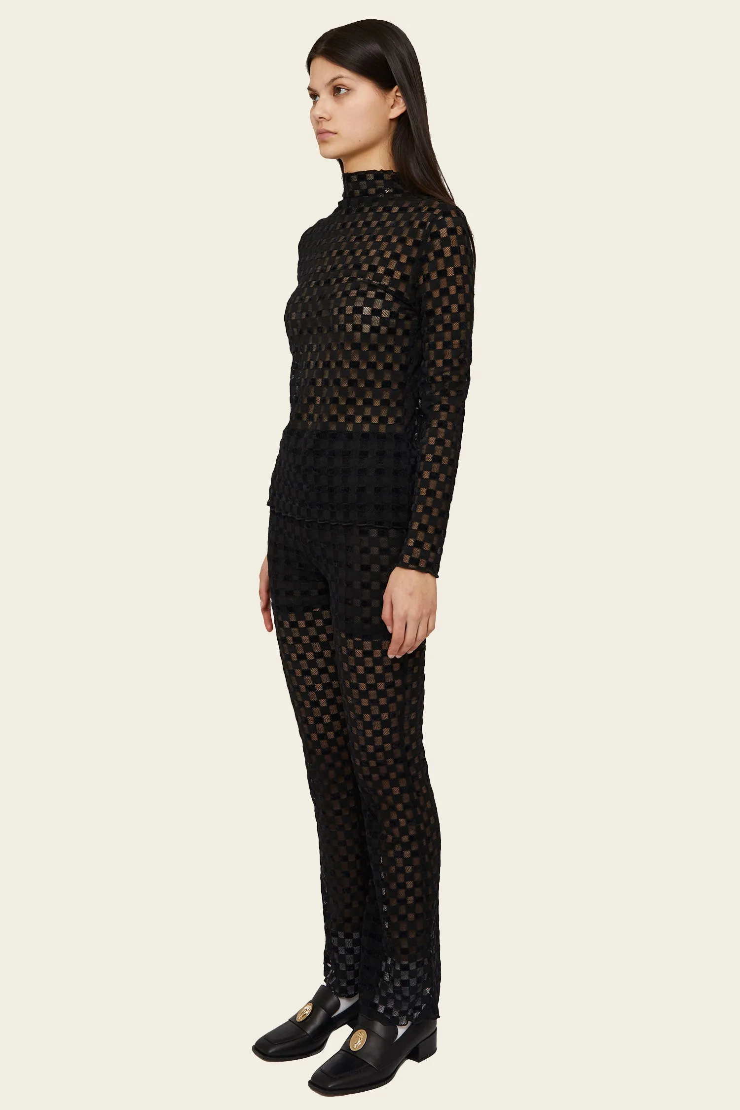 Harmony Checkered Mesh Pant sold by FIND ME NOW product image thumbnail 2