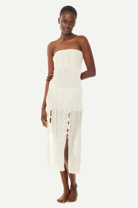 Mariposa Tube Midi Dress sold by FIND ME NOW