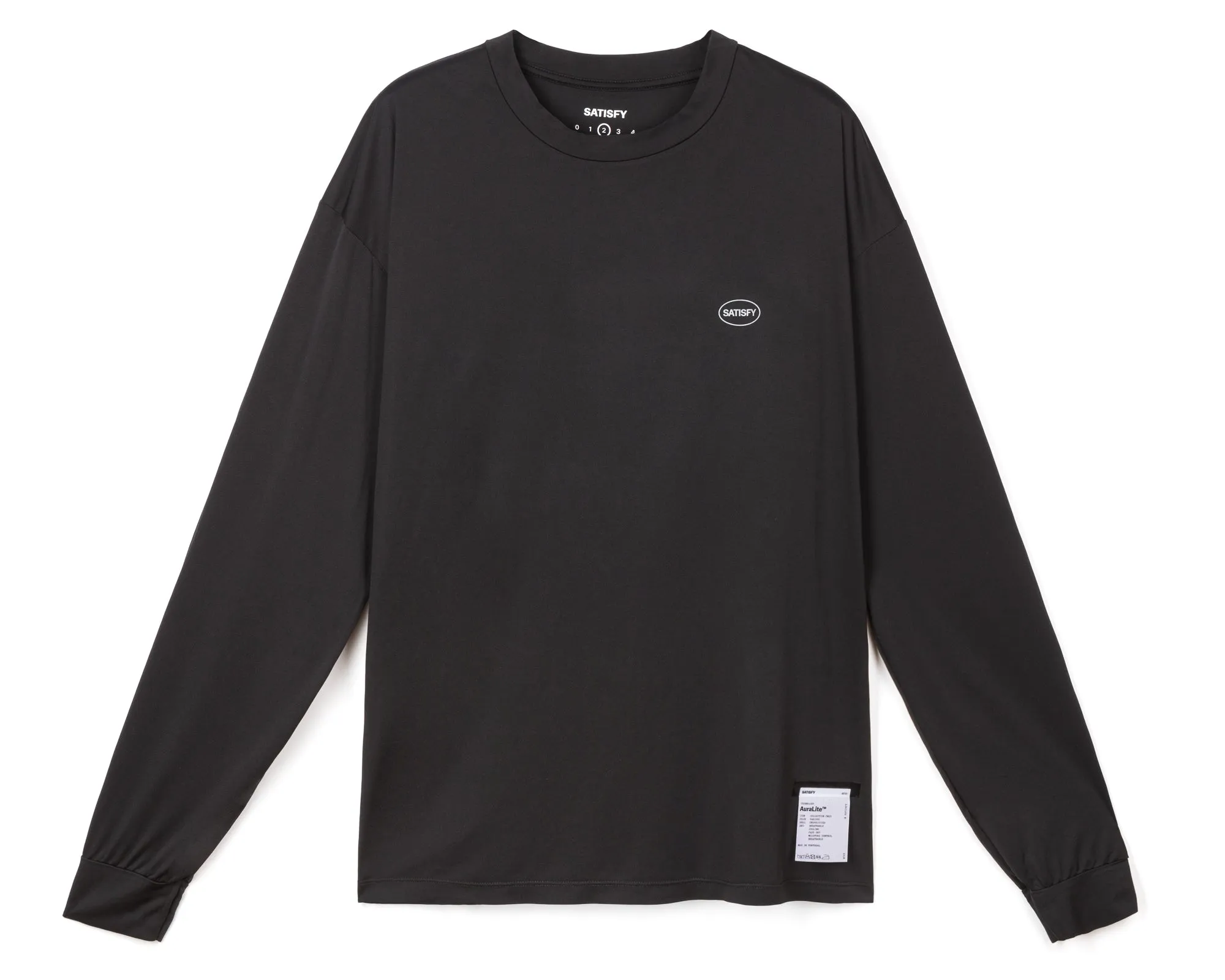 トップス satisfy running auralite long tee 2 11001-PB-