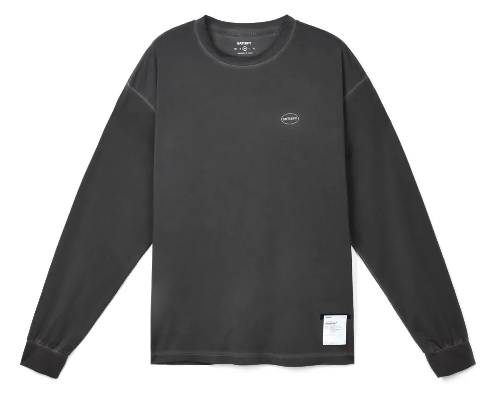 Satisfy　Auralite Long Tee Black Satisfy Auralite Long Tee Pigment Black – Neighbour