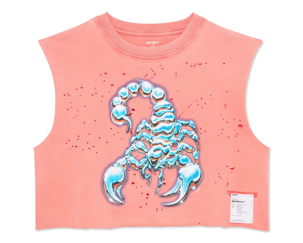 MothTech™ Cropped Muscle Tee sold by Satisfy Running