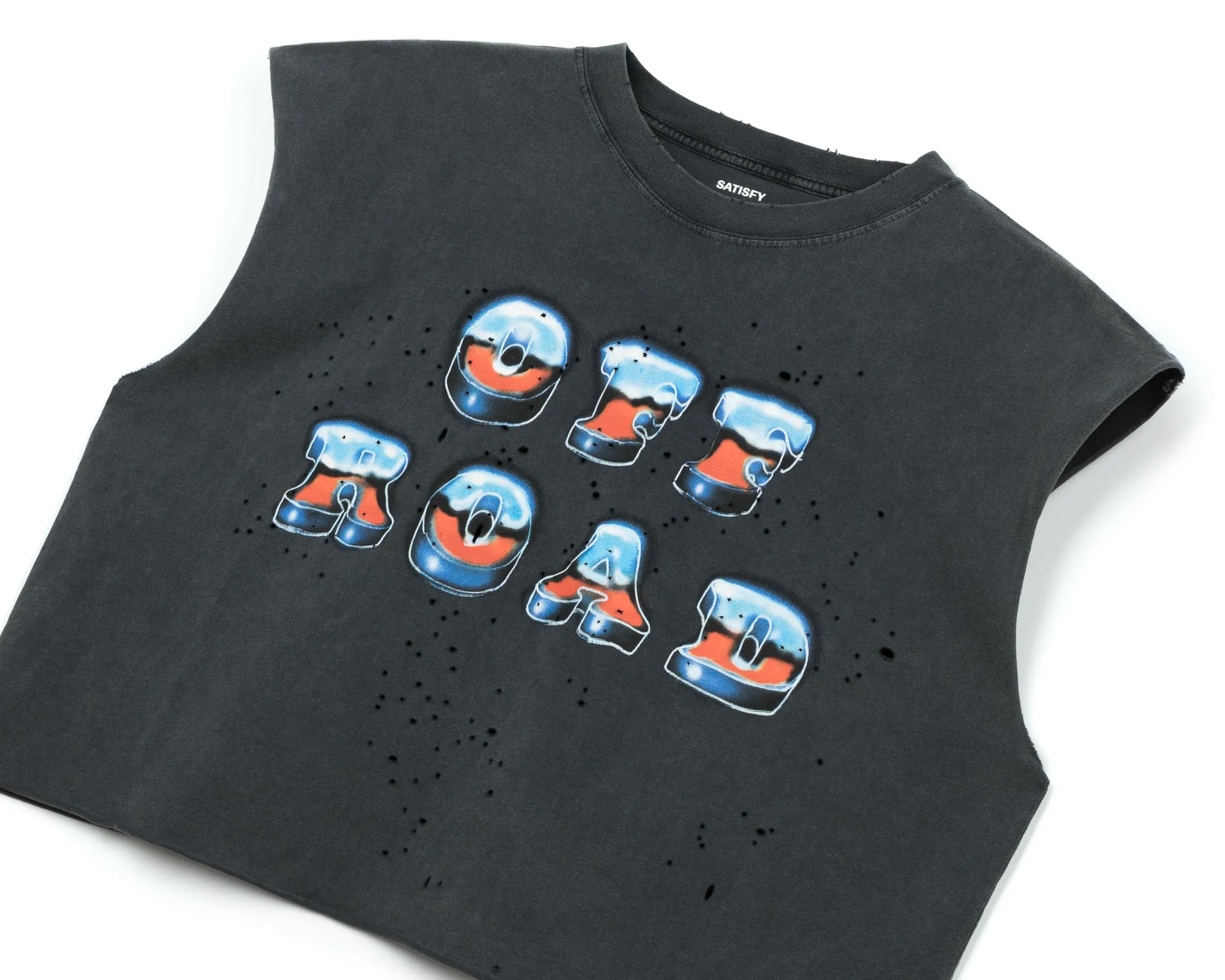 MothTech™ Cropped Muscle Tee sold by Satisfy Running product image thumbnail 3