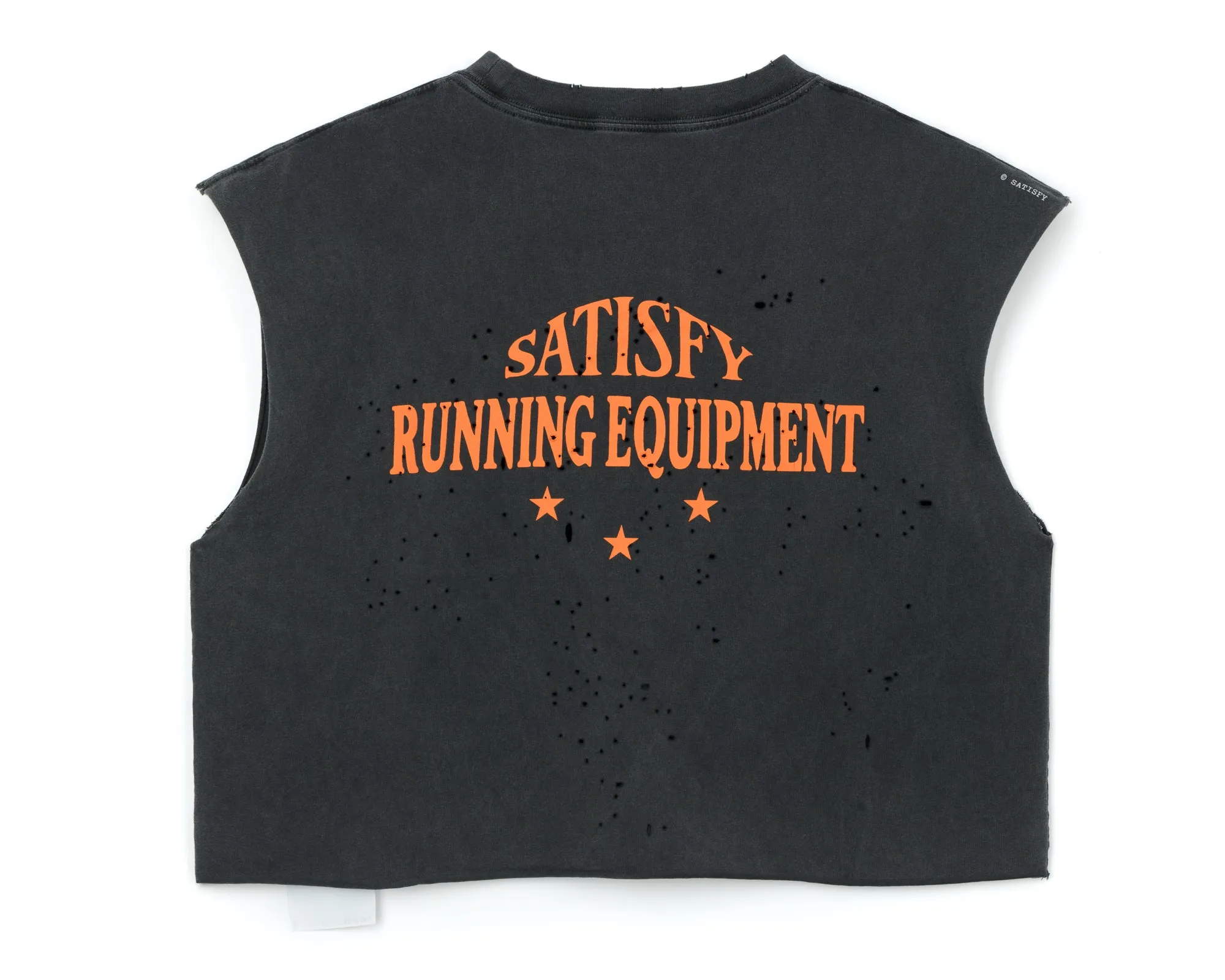 MothTech™ Cropped Muscle Tee sold by Satisfy Running product image thumbnail 2