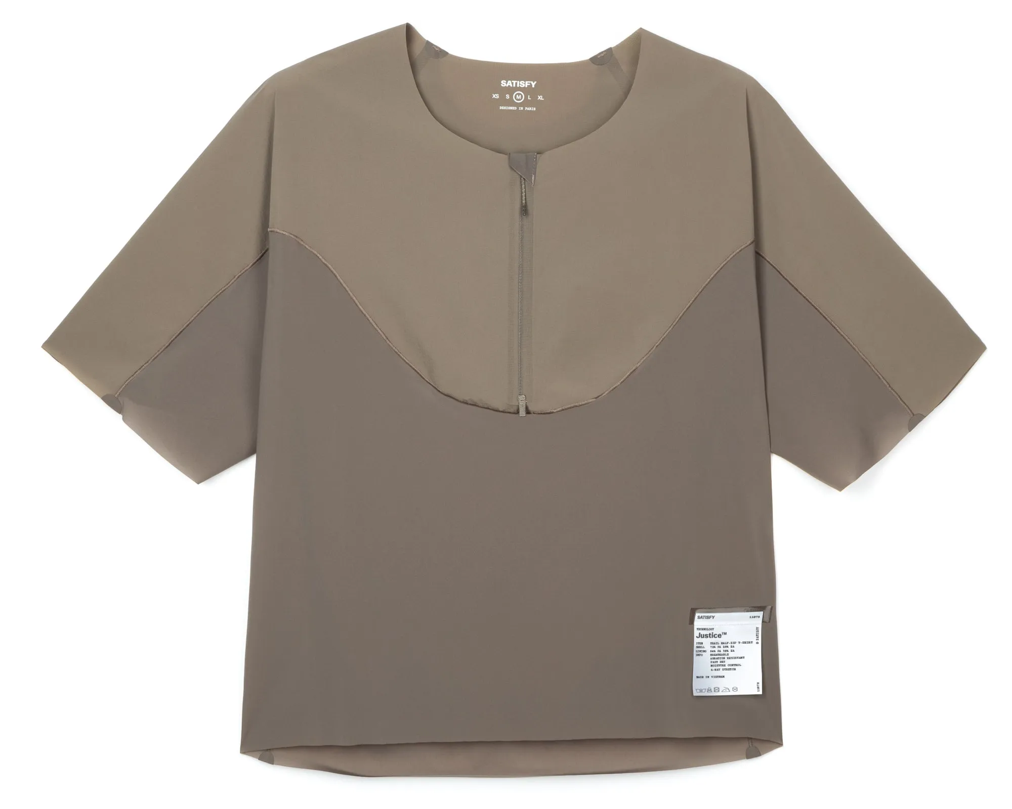 Justice™ Trail Half-Zip T-Shirt sold by Satisfy Running