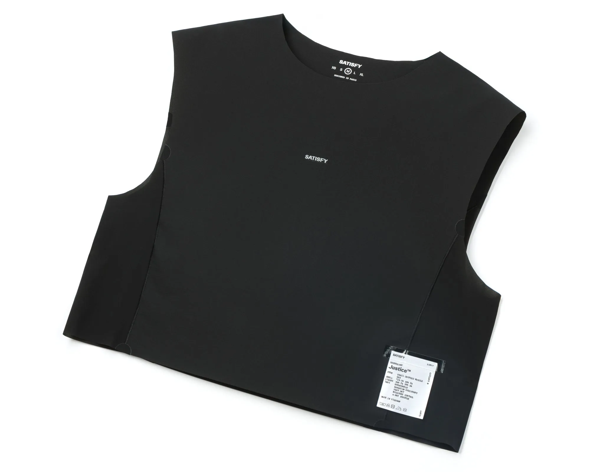 Justice™ Trail Cropped Muscle Tee sold by Satisfy Running product image thumbnail 3