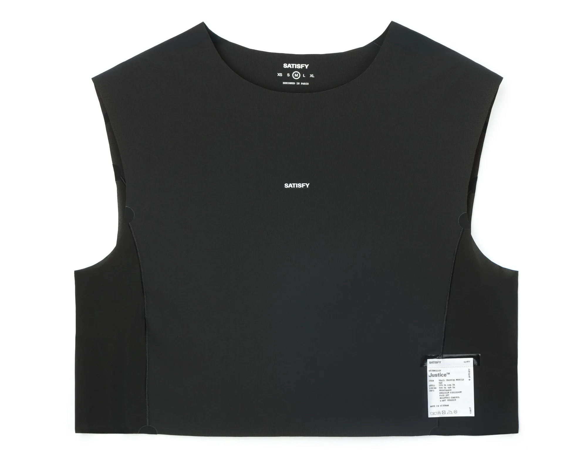 Justice™ Trail Cropped Muscle Tee sold by Satisfy Running
