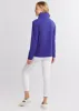 Kaki Pullover in Vello Fleece (Cobalt) sold by Dudley Stephens