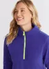 Kaki Pullover in Vello Fleece (Cobalt) sold by Dudley Stephens
