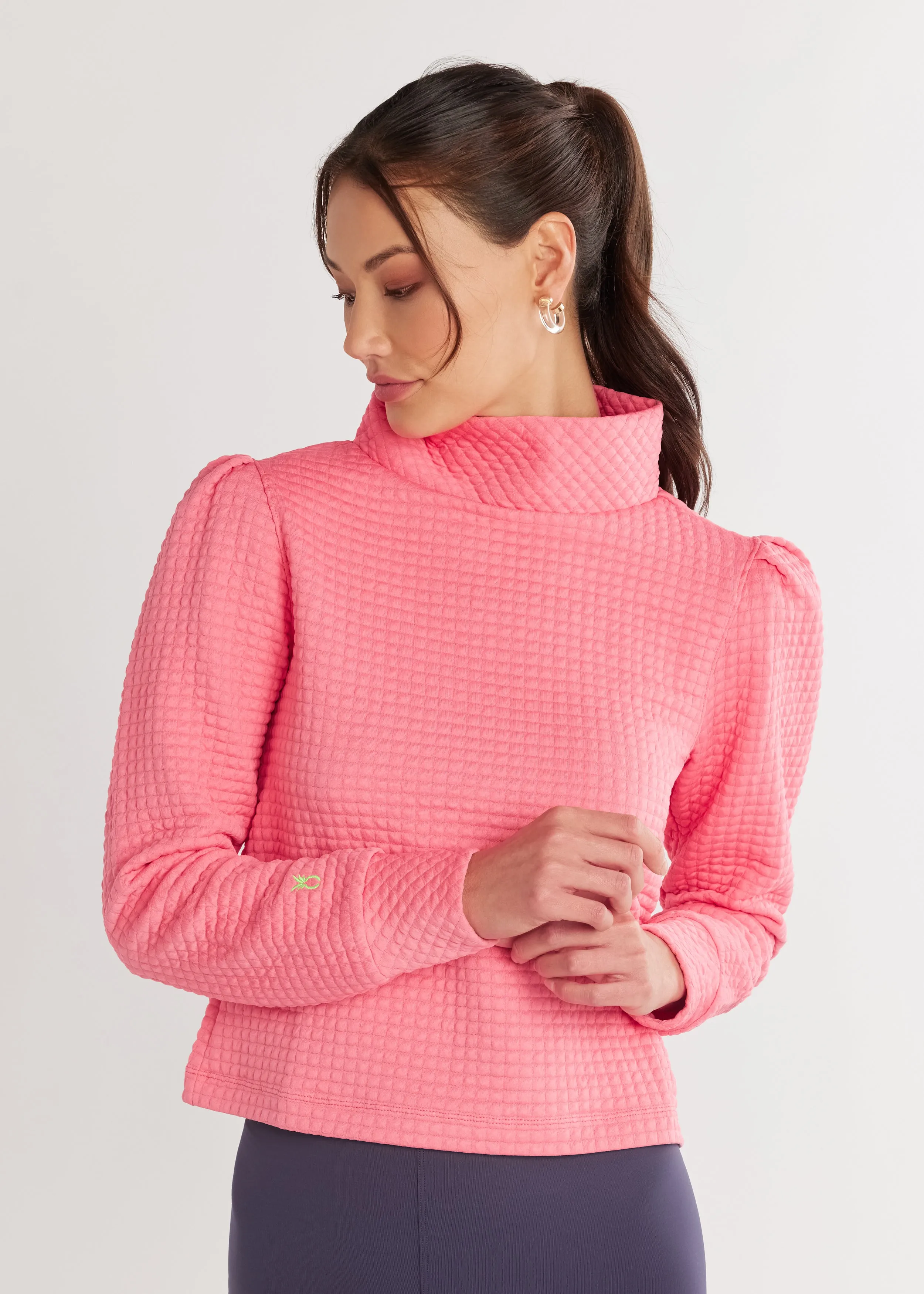 Crown Lane Top in Waffle (Pink Lemonade) sold by Dudley Stephens product image thumbnail 3