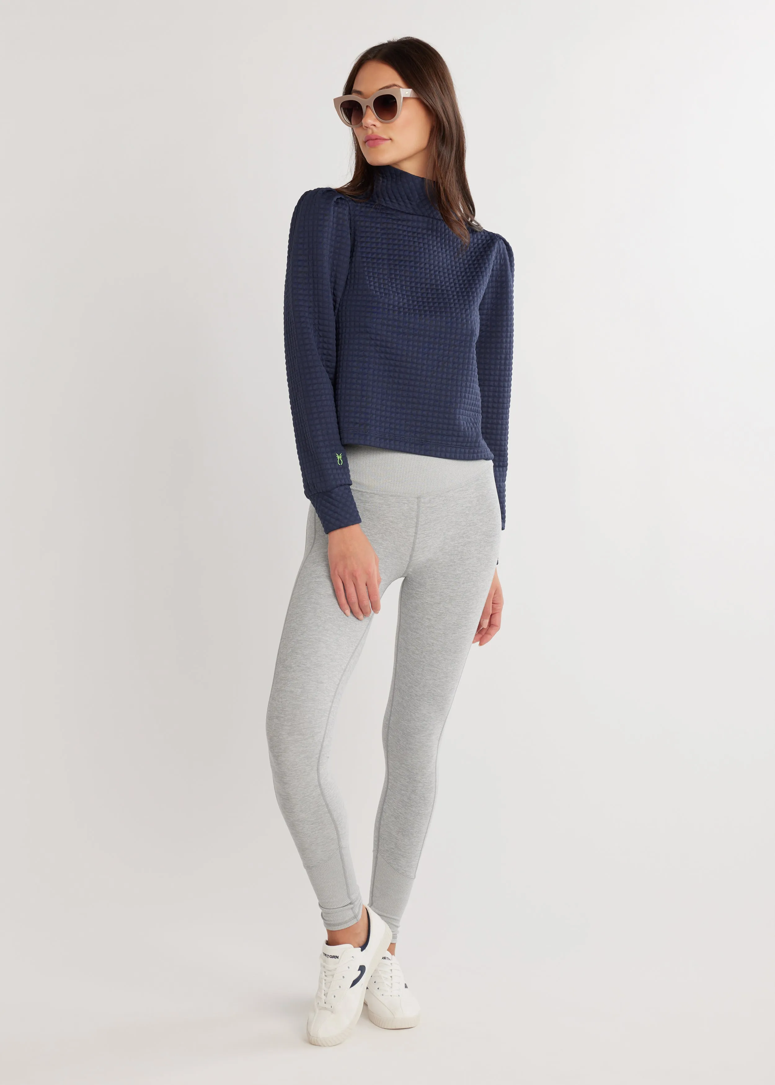 Crown Lane Top in Waffle (Navy) sold by Dudley Stephens product image thumbnail 2