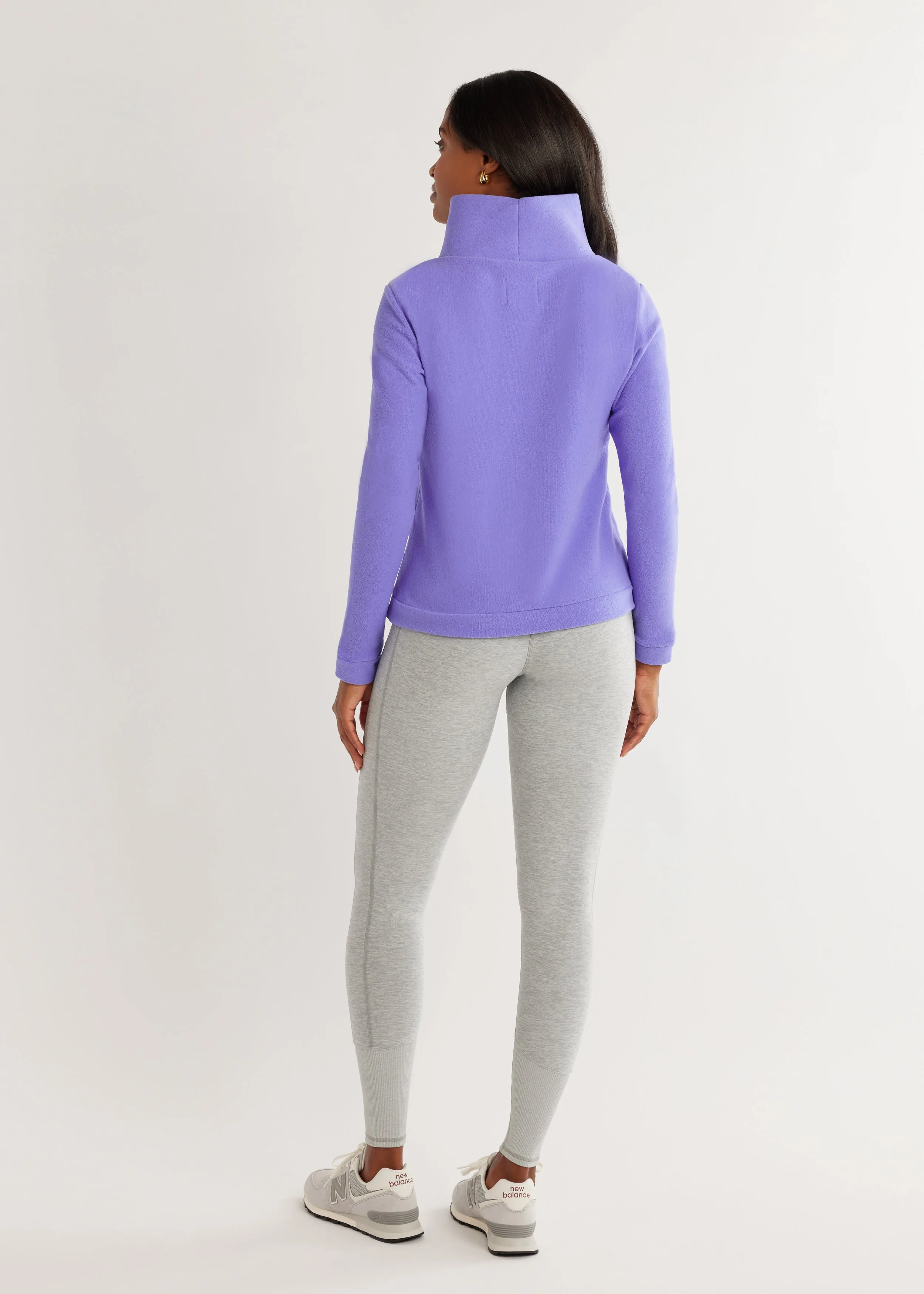 Park Slope Turtleneck in Terry Fleece (Royal Violet) sold by Dudley Stephens product image thumbnail 4