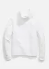 Park Slope Turtleneck in Vello Fleece (White) sold by Dudley Stephens