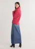 Kaki Pullover in Sherpa Fleece (Berry) sold by Dudley Stephens