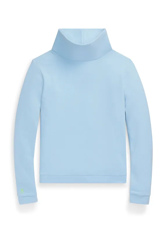 Park Slope Turtleneck in Terry Fleece (Ice Blue) sold by Dudley Stephens