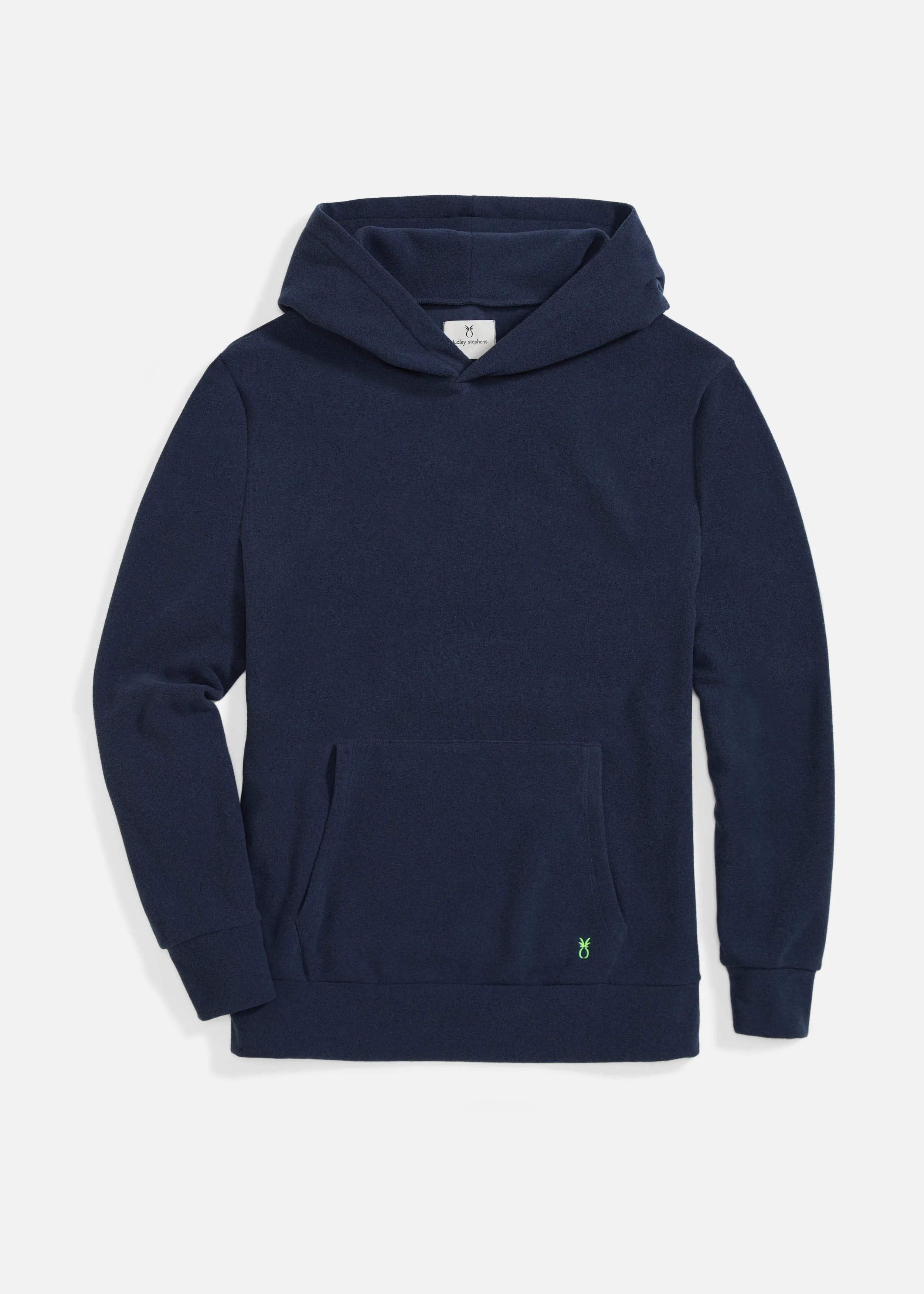 Men's Hendrie Hoodie in Terry Fleece (Navy) sold by Dudley Stephens
