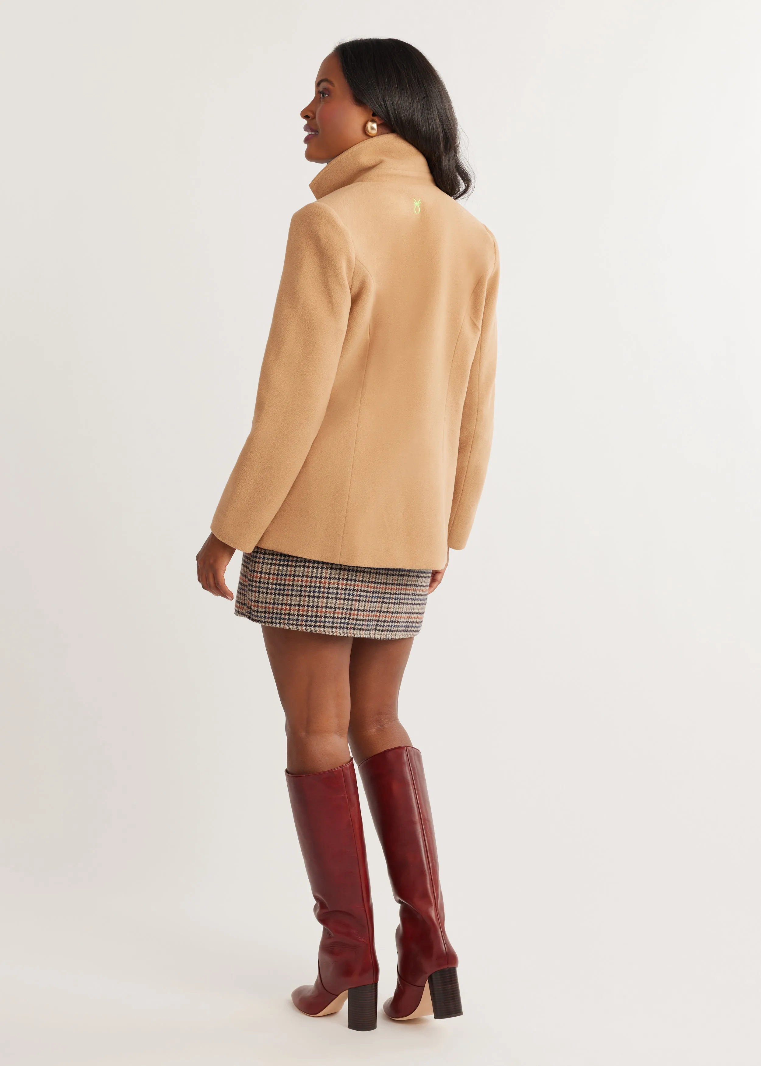 Wellington Blazer in Vello Fleece (Camel) sold by Dudley Stephens product image thumbnail 4