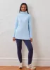 Cobble Hill Turtleneck in Terry Fleece (Ice Blue) sold by Dudley Stephens