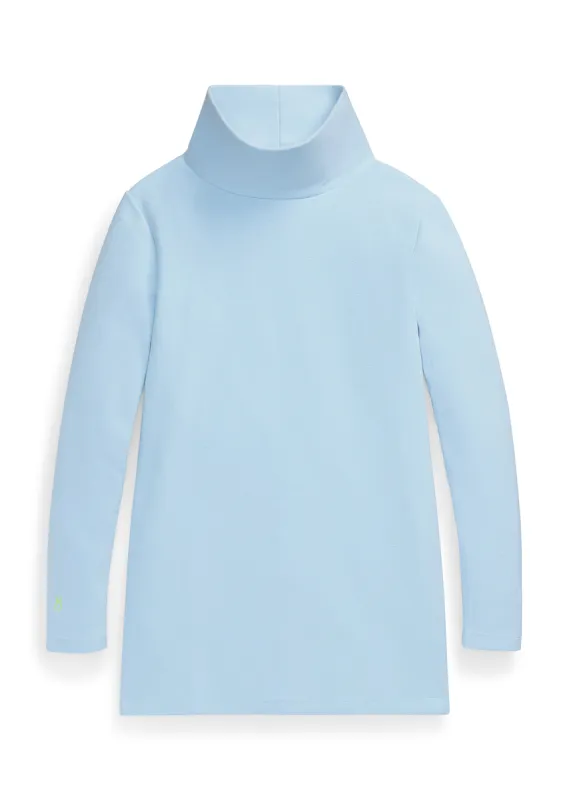 Cobble Hill Turtleneck in Terry Fleece (Ice Blue) sold by Dudley Stephens