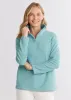 Kaki Pullover in Vello Fleece (Nantucket Fog) sold by Dudley Stephens