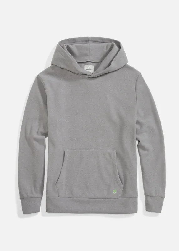 Men's Hendrie Hoodie in Terry Fleece (Heather Grey) sold by Dudley Stephens