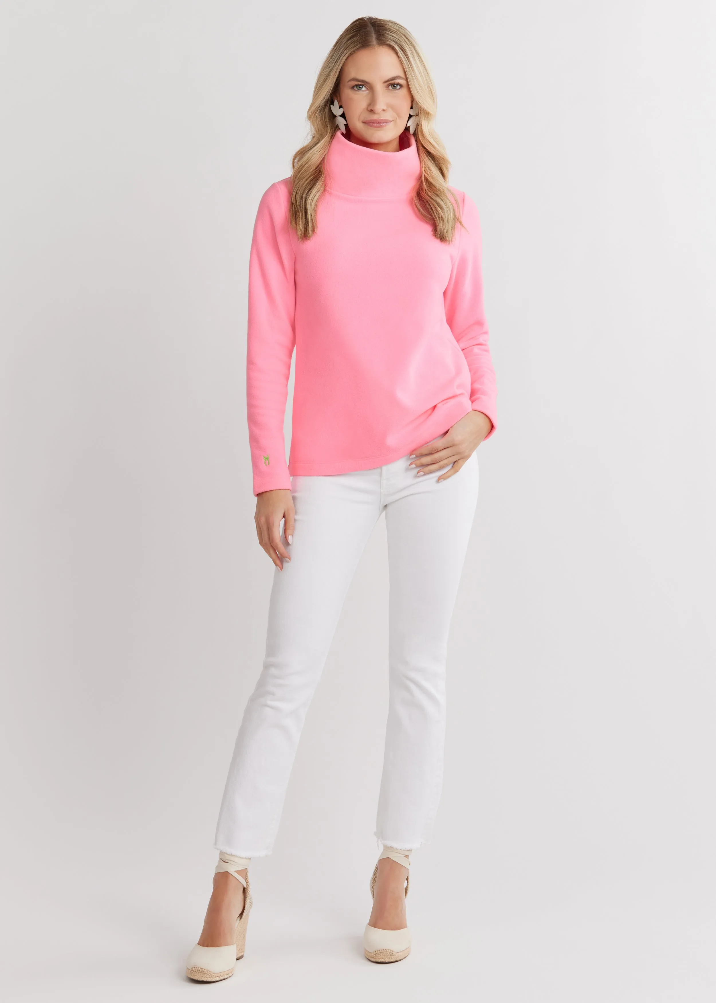 Greenpoint Turtleneck in Terry Fleece (Cotton Candy) sold by Dudley Stephens product image thumbnail 2