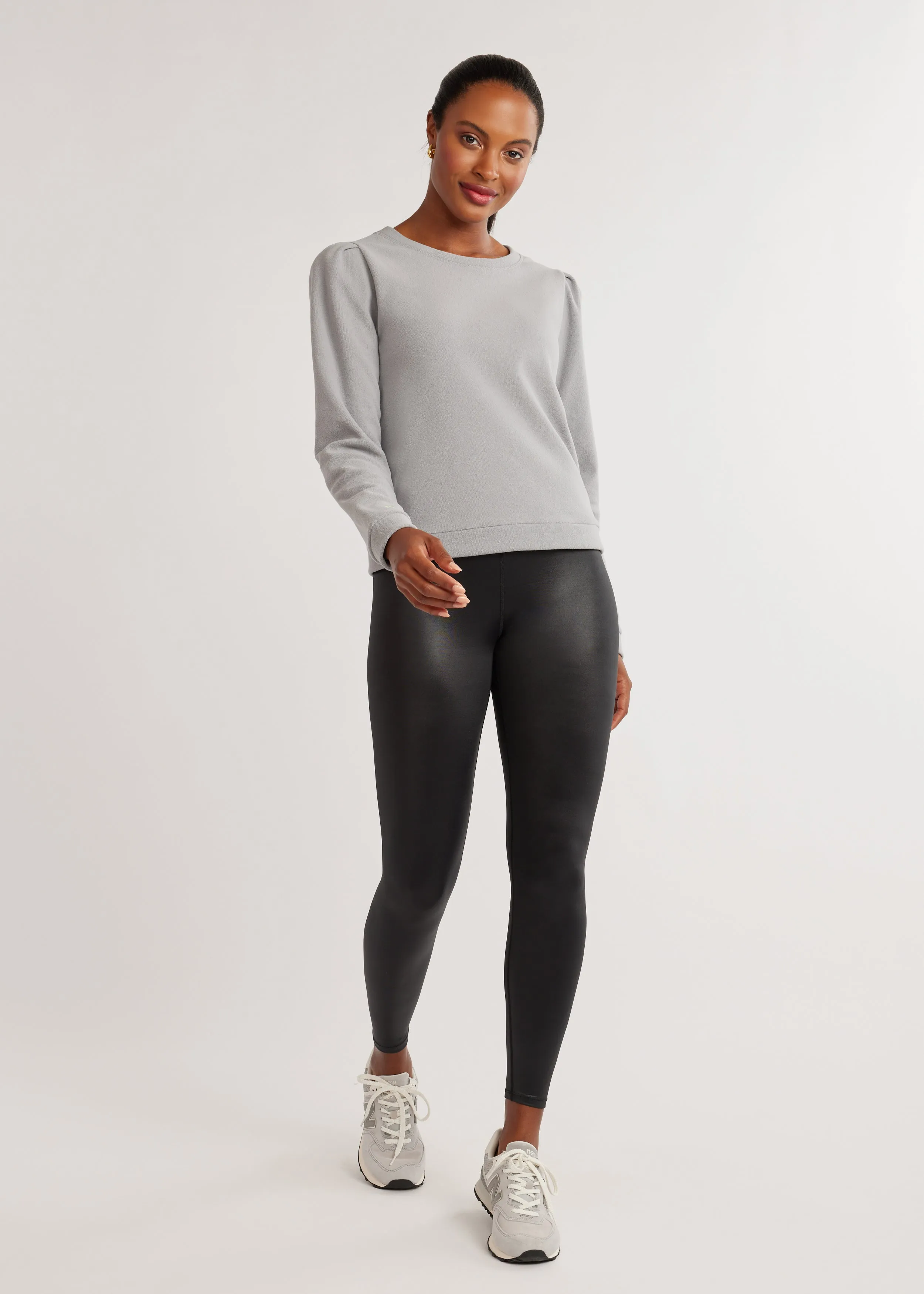 Shoreham Crewneck in Terry Fleece (Grey) sold by Dudley Stephens product image thumbnail 3