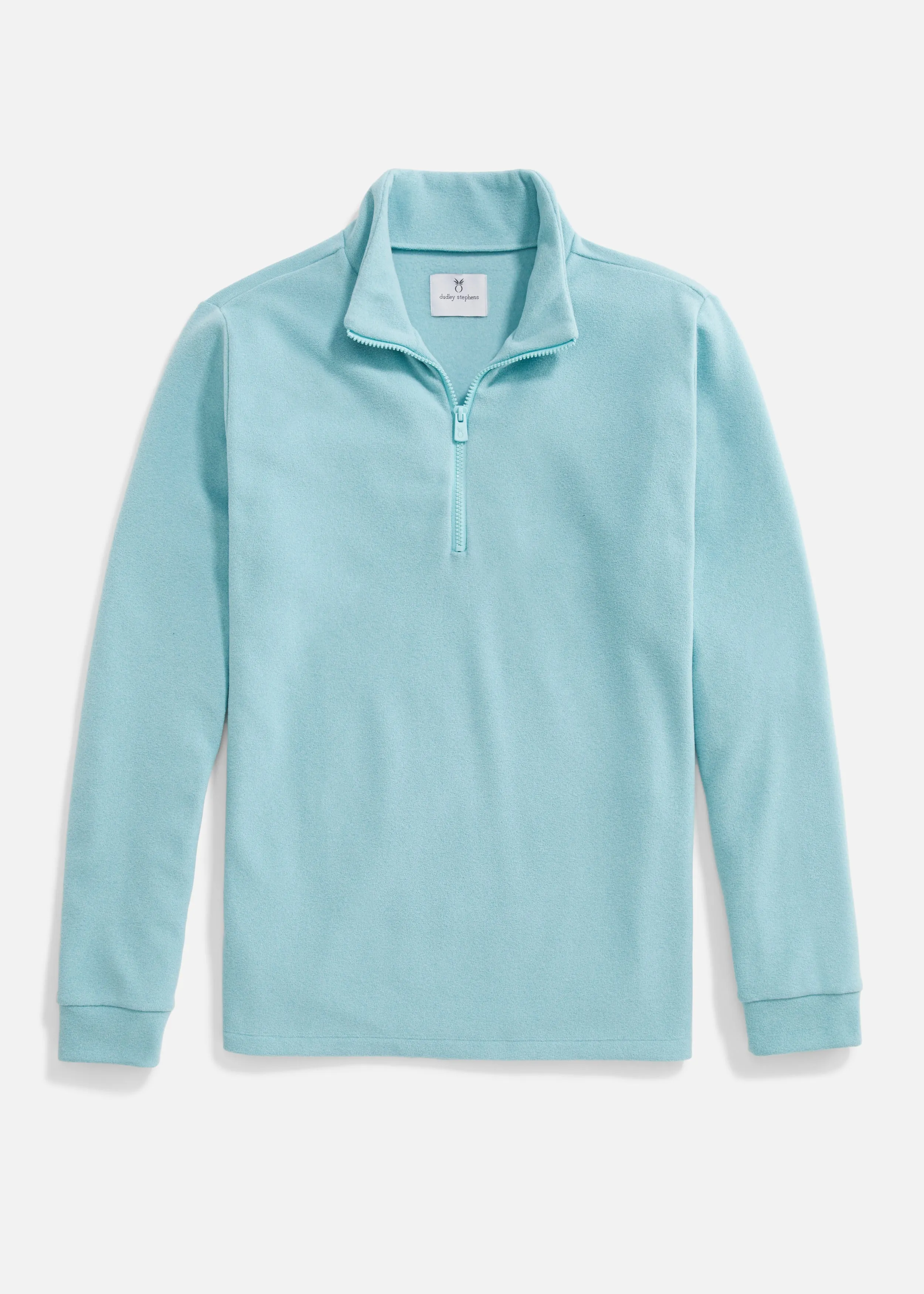Men's Duffield Pullover in Terry Fleece (Nantucket Fog) sold by Dudley Stephens