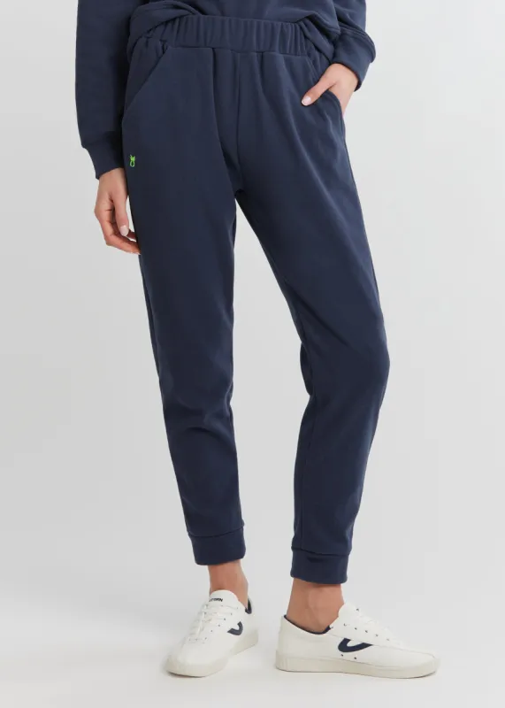 Jay Joggers in Terry Fleece (Navy) sold by Dudley Stephens