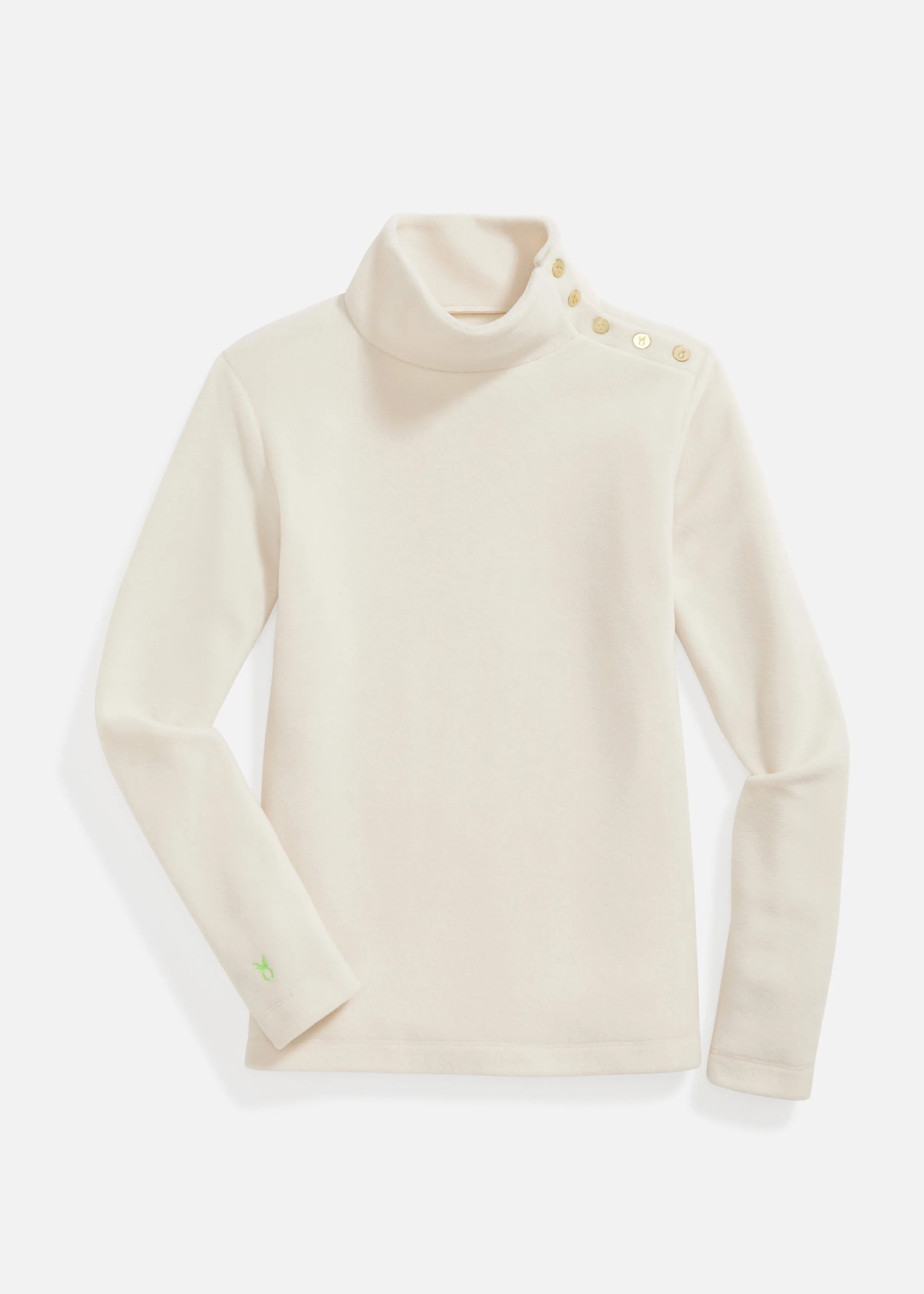 Meadow Greenpoint Turtleneck in Vello Fleece (Cream) sold by Dudley Stephens product image thumbnail 5