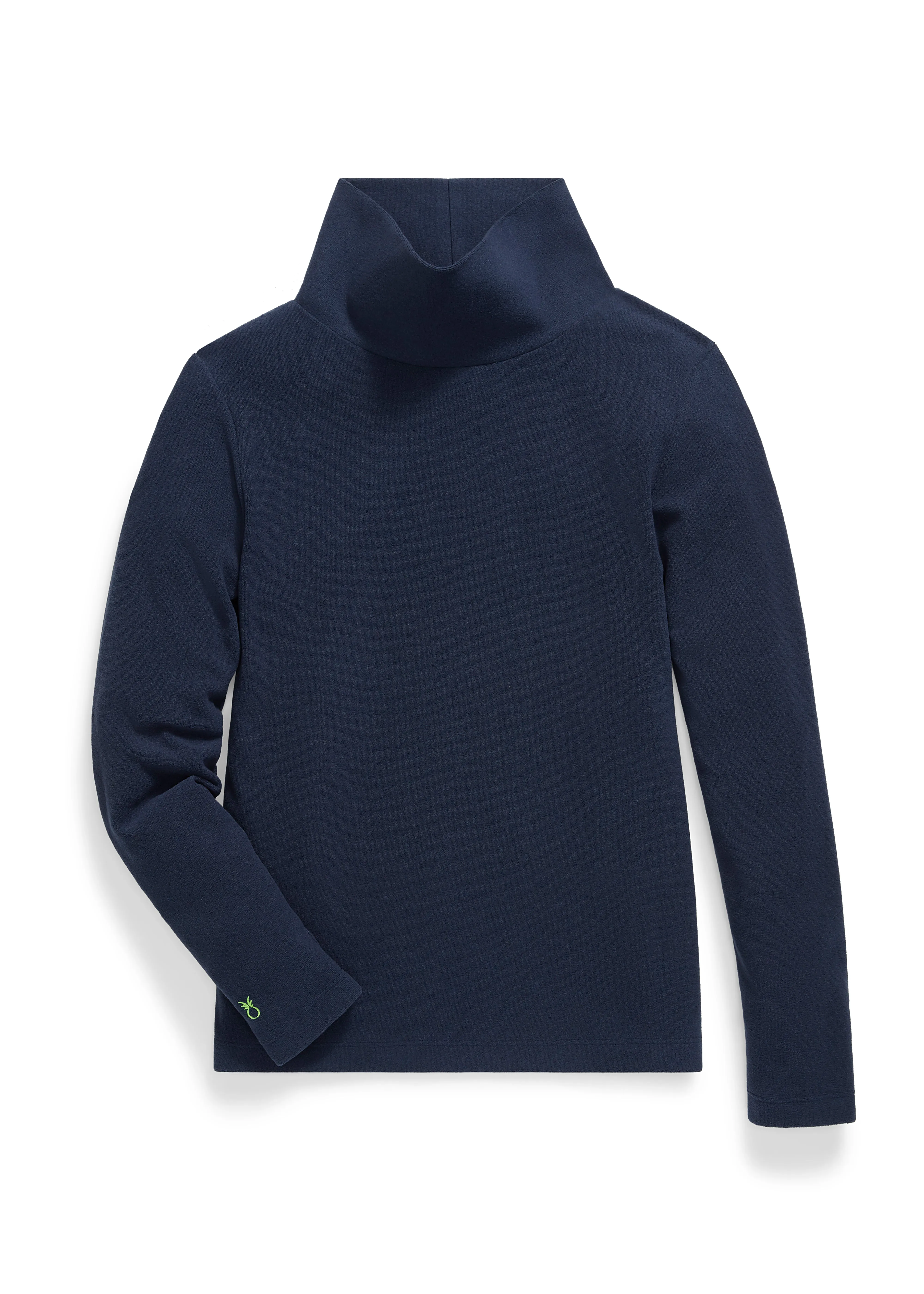 Greenpoint Turtleneck in Terry Fleece (Navy) sold by Dudley Stephens
