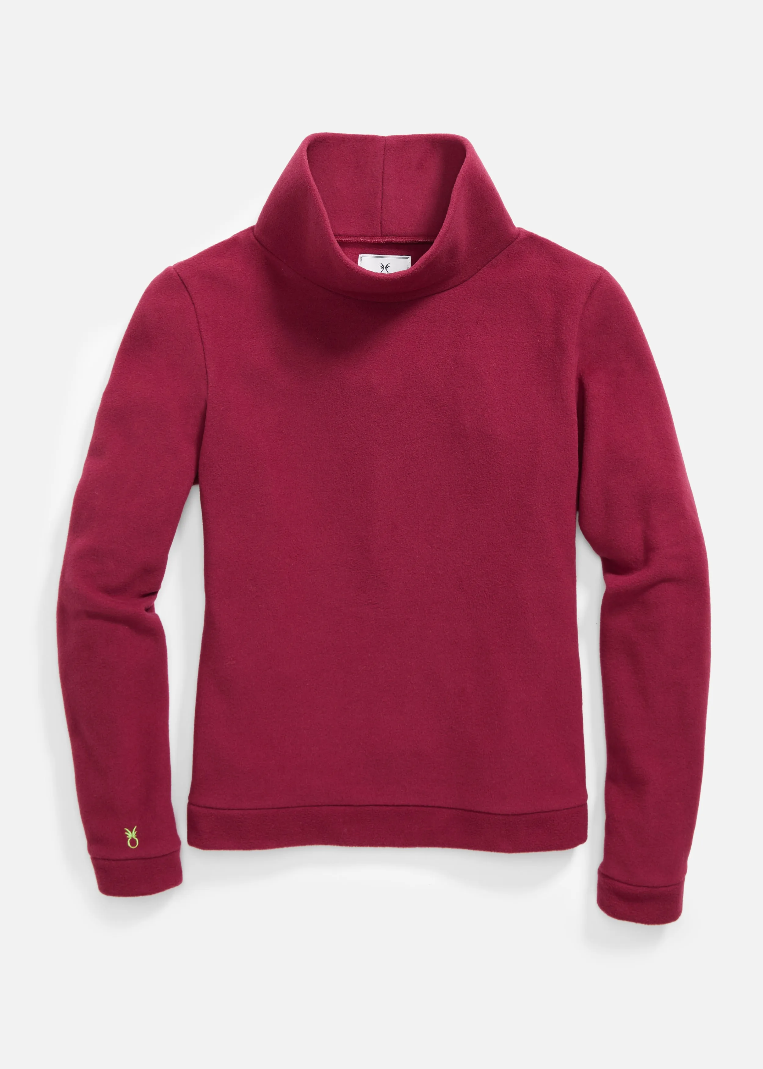 Park Slope Turtleneck in Vello Fleece (Burgundy) sold by Dudley Stephens product image thumbnail 5
